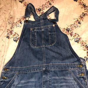 American Eagle boyfriend overalls